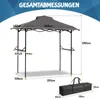 LEADZM Grillpavillon Faltpavillon Gartenpavillon mit Produktbild-Vorschau 5