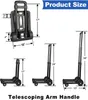 Mini Faltbare Sackkarre Klappbar Transportwagen 40KG Produktbild-Vorschau 4