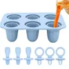 Silikon Eisformen für Kinder – 6×17 ml Mini Eis am Stiel Produktbild-Vorschau 1