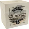 Happy Birthday 18 Auto Spardose aus Holz Produktbild-Vorschau 1