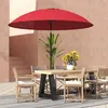 Outsunny Parasol de jardin Parasol droit inclinable rond Voir les images du produit 8