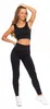 Dames sportlegging, aansluitend model, geribbeld, hoge Productafbeelding-voorbeeld 5
