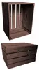 Two wooden crates, one upright and one stacked horizontally, against a white background. Produktbild-Vorschau