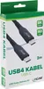 InLine 35902A, 2 m, USB C, USB C, USB4 Gen 3x2, 40 Gbit/s, Produktbild-Vorschau 2