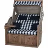Strandkorb Greenline135+,743 PE antique white, Akazie100%, Produktbild-Vorschau 12