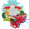 Leuchtendes Feuerwehrauto für Kinderspielzeug mit Lichtton, Produktbild-Vorschau 5