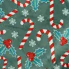ATMOSPHERA | Wohndecke - Weihnachtsdecke - grün mit bunten Produktbild-Vorschau 2