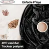 Kuscheldecke 150x200 cm Schwarz Wohndecke Flauschige Winter Produktbild-Vorschau 4