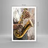 Poster - Poster ohne Rahmen - Saxophon Öl Musiker - 70x100 Produktbild-Vorschau 4