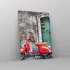 Bilder auf glas - Einteilig - Scooter transport italien Produktbild-Vorschau 4