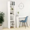 vidaXL Bibliothèque blanche 40x35x180 cm bois composite Voir les images du produit 9