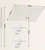 Sekey Balkonschirm 180 x 125 cm Rechteckig Höhenverstellbar Produktbild-Vorschau 7