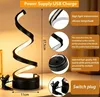 LED‑Tischlampe Spiralform, USB‑Schreibtischlampe, Produktbild-Vorschau 2