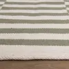 Volero - Baumwollteppich - Dazzle Blocks Grün Weiß - Produktbild-Vorschau 5