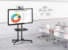 32-55" mobilní televizní stojan na vozíku s držákem pro LCD Náhled obrázku produktu 5