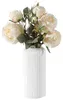 Grand vase décoratif en plastique blanc, d'une élégance Voir les images du produit 4