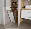 Koupelnový sloup s košem na prádlo Nel 1K DD, Imitace dub Náhled obrázku produktu 2