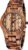 Alienwork Armbanduhr Herren Damen Braun Holz-Armband Produktbild-Vorschau 1