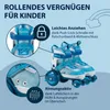 HUDORA Rollschuh My First Quad Gr. 26-33 - cyan - Produktbild-Vorschau 4