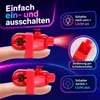 40er Set LED Fingerlichter, bunte Leuchtringe für Party, Produktbild-Vorschau 3