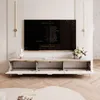 IDOHOME-Geriffeltes TV-Lowboard SELIA 200 cm mit goldener Produktbild-Vorschau 2