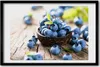 Bild 60x40 MDF-Rahmen, Wandkunst Blaubeeren Produktbild-Vorschau 1