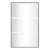 Schuhschrank mit Spiegel 3 Fächer Betongrau 63x17x102,5 cm Produktbild-Vorschau 4