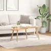 vidaXL 2-tlg. Couchtisch-Set Massivholz Kiefer Braun Produktbild-Vorschau 2