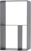 Rack à bûches CASO en acier noir avec rangement 45x30x80 cm Voir les images du produit 6