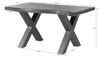 MASSIVMOEBEL24.DE Baumtisch Akazie 140x90x77 Akazie natur Produktbild-Vorschau 8