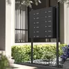 Wiltec 12 systém poštových schránok čierny 945 x 270 x 1500 Náhľad obrázku produktu 8