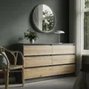 Commode avec 6 tiroirs 100x78 cm Commode blanche en bois Voir les images du produit 1