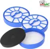 A set of vacuum cleaner filters and a foam filter. Produktbild-Vorschau