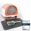 LINUMA® kleines Katzenklo mit Deckel abnehmbar - Katzen Klo Produktbild-Vorschau 2