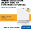 Exquisit Unterbau Vollraumkühlschrank UKS140-V-FE-010E | Produktbild-Vorschau 2