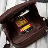 Herren Umhängetasche aus braunem Leder klassisch urban Produktbild-Vorschau 8