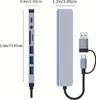 Hub 8-w-2 USB-A i USB-C, stacja dokująca typu C, adapter Podgląd zdjęcia produktu 12