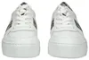 Paul Green Damen Low Sneaker Weiß Beige Leder Textil Animal Produktbild-Vorschau 15