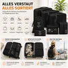 8er Set Kofferorganizer schwarz Packtaschen mit Produktbild-Vorschau 4