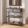 Tavolino consolle stretto COSTWAY, tavolo d'ingresso con 2 Anteprima dell’immagine prodotto 8