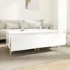 vidaXL Postranní stolky 2 ks. Vysoce lesklá bílá 50x46x35 Náhled obrázku produktu 3