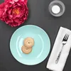6er Set Mint Kuchenteller aus Glas Ø 19 cm flach modern Produktbild-Vorschau 3