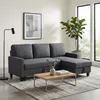 HOMCOM Ecksofa mit Schlaffunktion L-Form 3-Sitzer Sofa und Produktbild-Vorschau 10