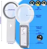 Lupe mit Licht und Ständer, Leselupe mit 18 LEDs und 3 Produktbild-Vorschau 3