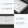 doporro Design Aufsatzwaschbecken Hängewaschbecken Produktbild-Vorschau 6