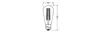 OSRAM Vintage 1906 LED CLASSIC SLIM Filament 5.8W 822 Gold Produktbild-Vorschau 5