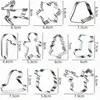 Ensemble de 10 emporte-pièces en acier inoxydable pour Noël Voir les images du produit 2
