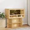 vidaXL Terrarium brązowe 100 x 50 x 50 cm OSB Podgląd zdjęcia produktu 3