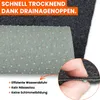Rasenteppich 200 x 600 cm Schwarz Kunstrasen-Teppich mit Produktbild-Vorschau 4