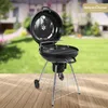 deluxe4home® Kugelgrill mit Deckel Ø55 cm I Rollbarer Produktbild-Vorschau 2
